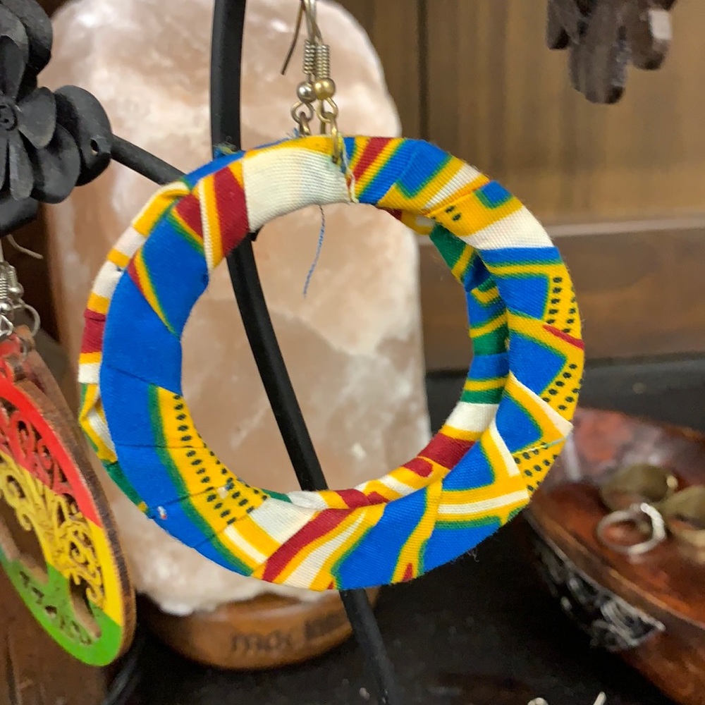 Handmade fabric hoops